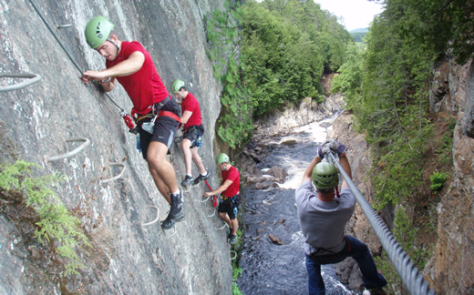 Chutes Coulonge - Via ferrata